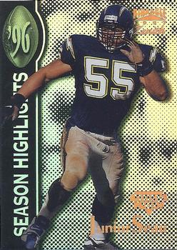 1997 Zenith - Artist's Proofs #135 Junior Seau Front