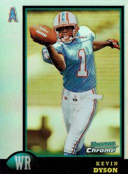 1998 Bowman - Chrome Preview Refractors #BCP3 Kevin Dyson Front