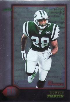 1998 Bowman Chrome - Interstate #80 Curtis Martin Front