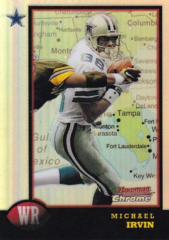 1998 Bowman Chrome - Interstate Refractors #143 Michael Irvin Front