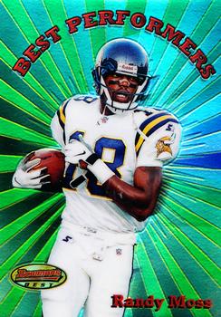 1998 Bowman's Best - Best Performers Refractors #BP5 Randy Moss Front