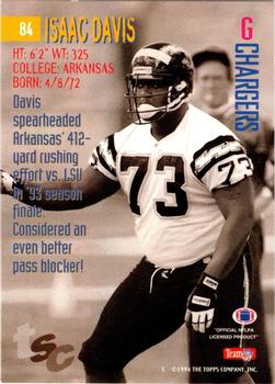 1994 Stadium Club - First Day Issue #84 Isaac Davis Back