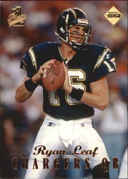 1998 Collector's Edge First Place - 50-Point #127 Ryan Leaf Front