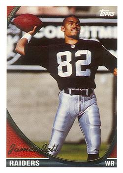 1994 Topps #34 James Jett Front