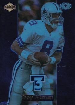 1998 Collector's Edge Supreme Season Review - Triple Threat (T3) #3 Troy Aikman Front