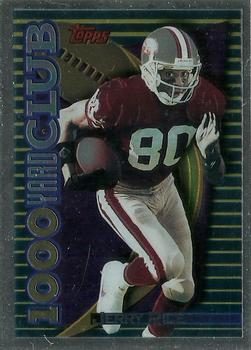 1994 Topps - Finest 1000/3000 Yd Club #1 Jerry Rice Front