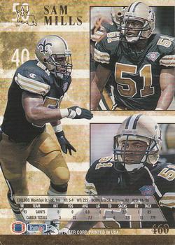 1994 Ultra #460 Sam Mills Back