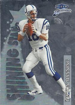 1998 Fleer Brilliants - Shining Stars #9SS Peyton Manning Front