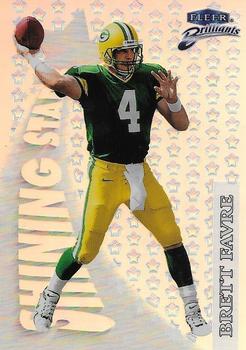 1998 Fleer Brilliants - Shining Stars Pulsars #5SS Brett Favre Front