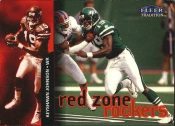 1998 Fleer Tradition - Red Zone Rockers #6 RR Keyshawn Johnson Front