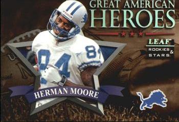 1998 Leaf Rookies & Stars - Great American Heroes #17 Herman Moore Front