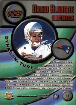 1998 Pacific - Dynagon Turf #11 Drew Bledsoe Back