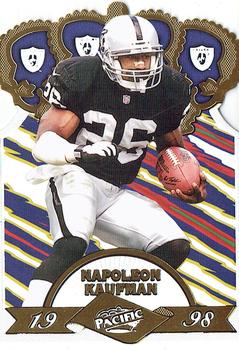 1998 Pacific - Gold Crown Die Cuts #24 Napoleon Kaufman Front