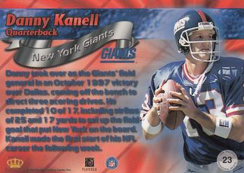 1998 Pacific Paramount - Personal Bests #23 Danny Kanell Back