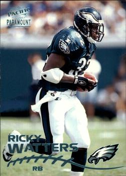 1998 Pacific Paramount - Platinum Blue #182 Ricky Watters Front