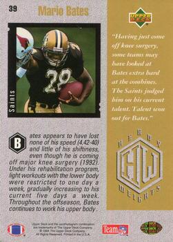 1994 Upper Deck #39 Mario Bates Back