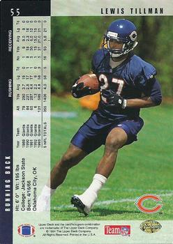 1994 Upper Deck #55 Lewis Tillman Back