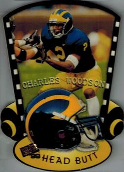 1998 Press Pass - Head Butt Die Cuts #HB2 Charles Woodson Front