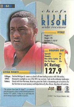 1998 Pro Line DC III #61 Andre Rison Back