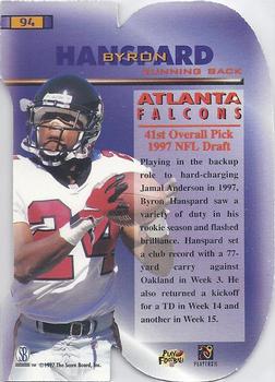 1998 Pro Line DC III #94 Byron Hanspard Back