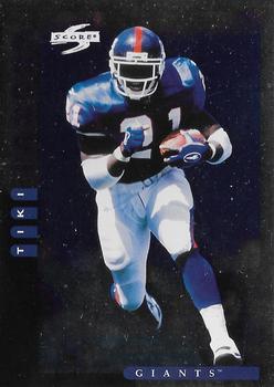 1998 Score - Showcase Series #PP73 Tiki Barber Front