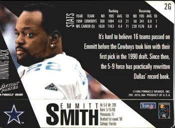 1995 Action Packed - 24K Gold #2G Emmitt Smith Back