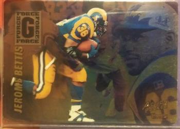 1995 Action Packed - G-Force #GF6 Jerome Bettis Front