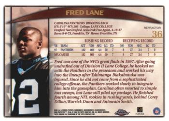 1998 Topps Chrome - Refractors #36 Fred Lane Back