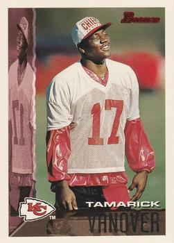 1995 Bowman #76 Tamarick Vanover Front