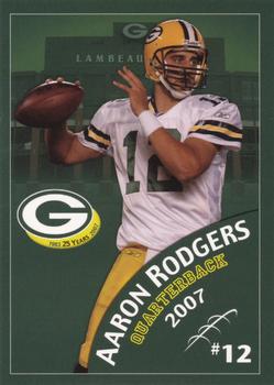 2007 Green Bay Packers Police - Shawano County Sheriff's Office #4 Aaron Rodgers Front