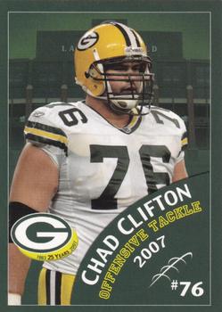 2007 Green Bay Packers Police - Shawano County Sheriff's Office #7 Chad Clifton Front