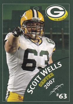 2007 Green Bay Packers Police - Shawano County Sheriff's Office #10 Scott Wells Front
