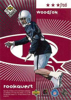 1998 UD Choice - StarQuest/RookQuest Red #SR06 Deion Sanders / Charles Woodson Back