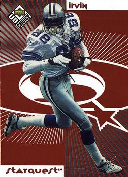 1998 UD Choice - StarQuest/RookQuest Red #SR10 Michael Irvin / Kevin Dyson Front