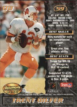 1995 Bowman's Best - Refractors #59 Trent Dilfer Back