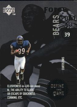 1998 Upper Deck - Define the Game #DG2 Curtis Enis Front