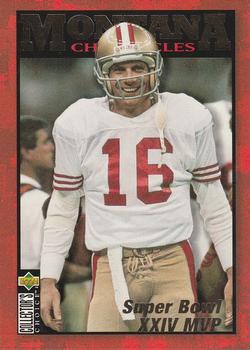 1995 Collector's Choice - Montana Chronicles #JM9 Joe Montana Front