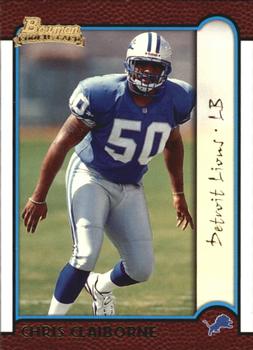 1999 Bowman - Gold #160 Chris Claiborne Front