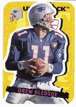 1995 Collector's Choice Update - Stick-Ums #19 Drew Bledsoe Front