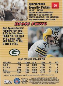 1999 Bowman's Best - Refractors #60 Brett Favre Back