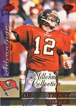1999 Collector's Edge Advantage - Millennium Collection Red #140 Trent Dilfer Front