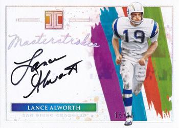 2022 Panini Impeccable - 2021 Panini Impeccable Football - Masterstrokes #MS-LA Lance Alworth Front