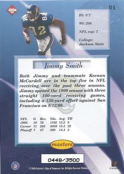 1999 Collector's Edge Masters - HoloSilver #91 Jimmy Smith Back
