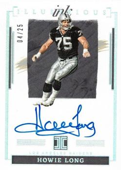 2022 Panini Impeccable - Illustrious Ink Silver #INK-HLO Howie Long Front