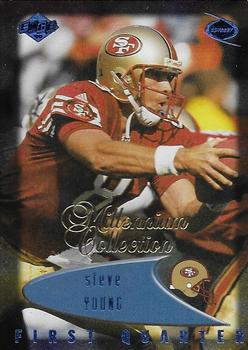 1999 Collector's Edge Odyssey - Millennium Collection Blue #132 Steve Young Front