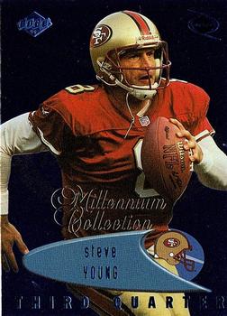 1999 Collector's Edge Odyssey - Millennium Collection Blue #185 Steve Young Front