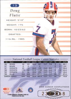 1999 Donruss - Stat Line Career #13 Doug Flutie Back