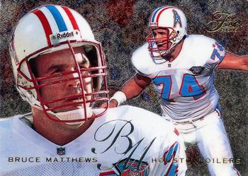 1995 Fleer - Flair Preview #12 Bruce Matthews Front