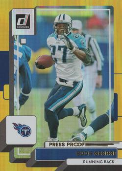 2022 Donruss - Premium Press Proof #75 Eddie George Front