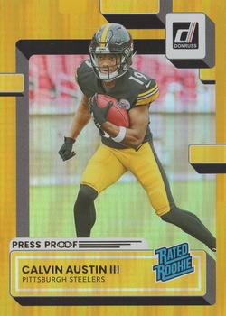 2022 Donruss - Premium Press Proof #336 Calvin Austin III Front